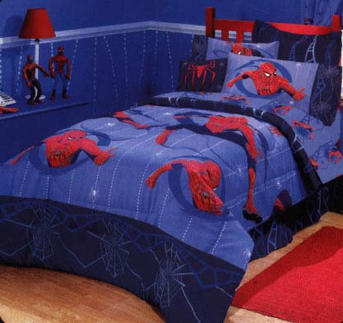 Decor Boys Room superhero as guiding colors for their bedroom décor