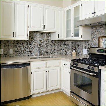 Cabinets in small kitchen