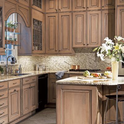 Small space kitchen cabinets