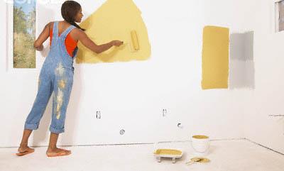 Painting on Interior Wall Painting on Interior Wall