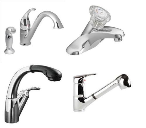 Single handle kitchen faucets