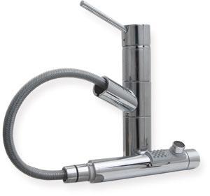 Pull out spray kitchen faucets