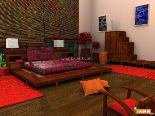 large bedroom decoration: furniture style