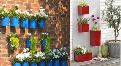 Window box in small space garden