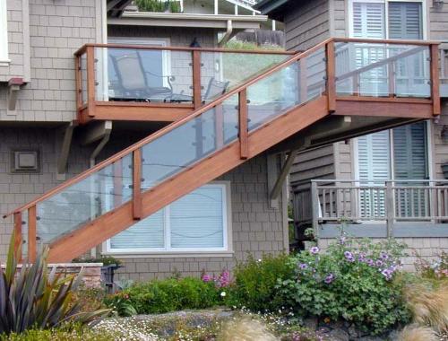 Garden under stairs