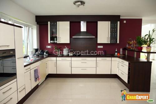 Modular kitchen is well Modular kitchen is well