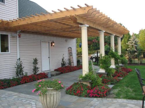 House Attached Pergola Designs