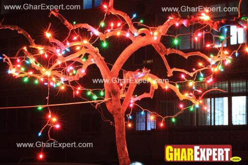 String lighting on ganesh chaturthi