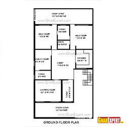 House Plan for 35 Feet by 65 Feet plot (Plot Size 253 Square Yards)