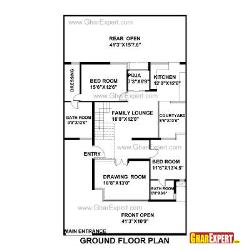 House Plan for 42 Feet by 75 Feet plot (Plot Size 350 Square Yards) 