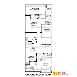 House Plan for 30 Feet by 76 Feet plot (Plot Size 253 Square Yards)